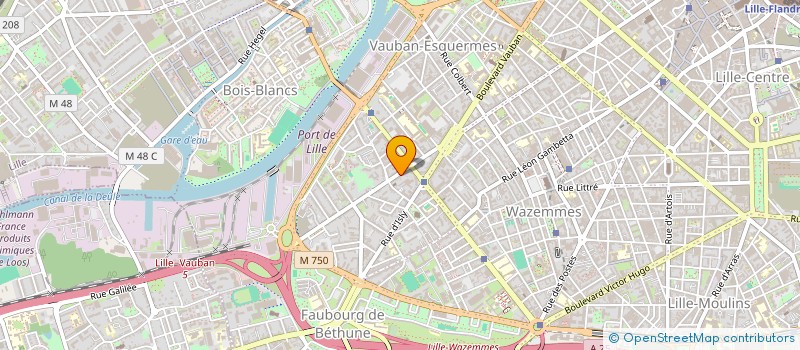 localisation de l'entreprise LES MAISONS VANNIER  LILLE