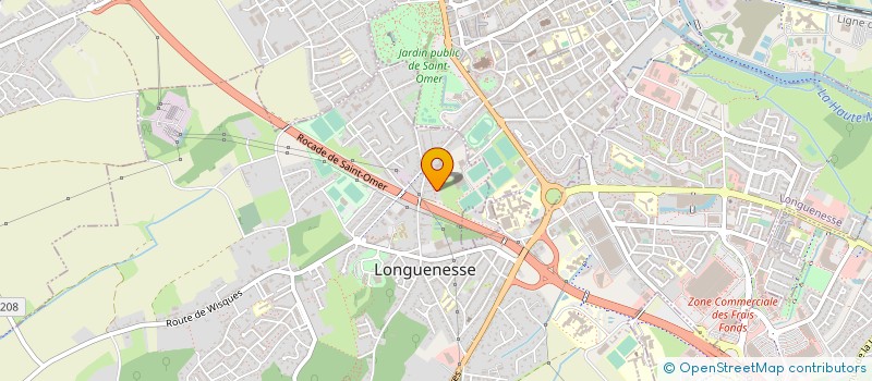 localisation de l'entreprise LES MAISONS YESILTAS  LONGUENESSE