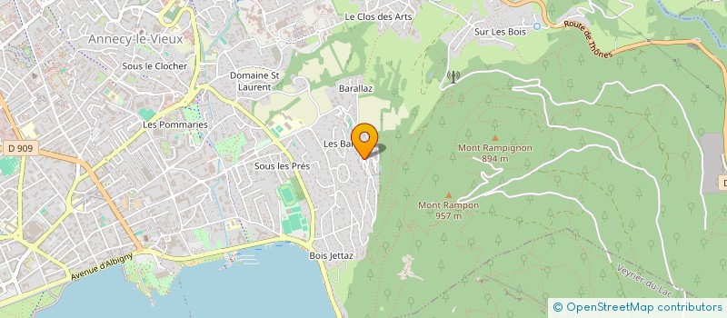 localisation de l'entreprise LES MAITRES CARRES  ANNECY