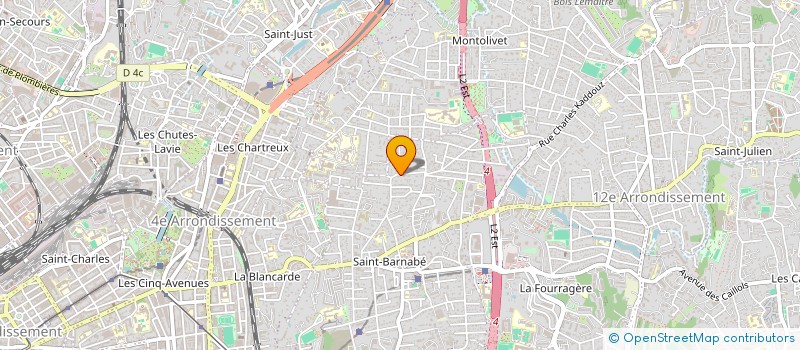 localisation de l'entreprise LES MAITRES CHIENS SAUVETEURS AQUATIQUES BASE DEP TERRE NEUVE 13 à MARSEILLE