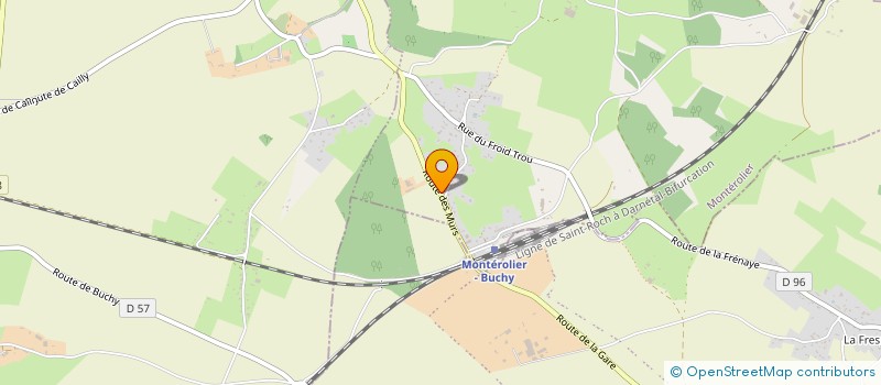 localisation de l'entreprise LES MAITRES DU BOIS à MONTEROLIER