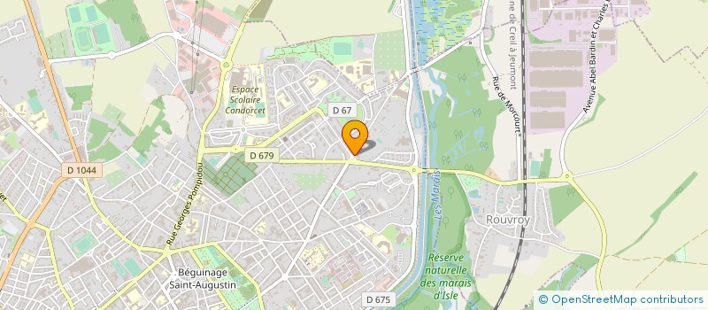 localisation de l'entreprise LES MAITRES DU JARDIN à SAINT-QUENTIN