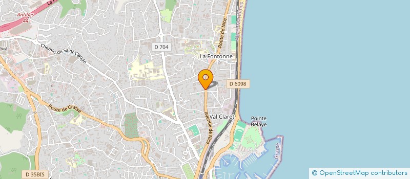 localisation de l'entreprise LES MAITRES INGENIERIE à ANTIBES