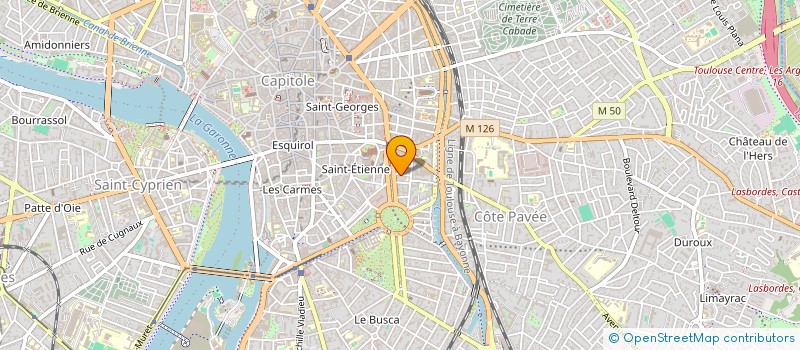 localisation de l'entreprise LES MAITRES SONNEURS LABORATOIRE LYRIQUE à TOULOUSE