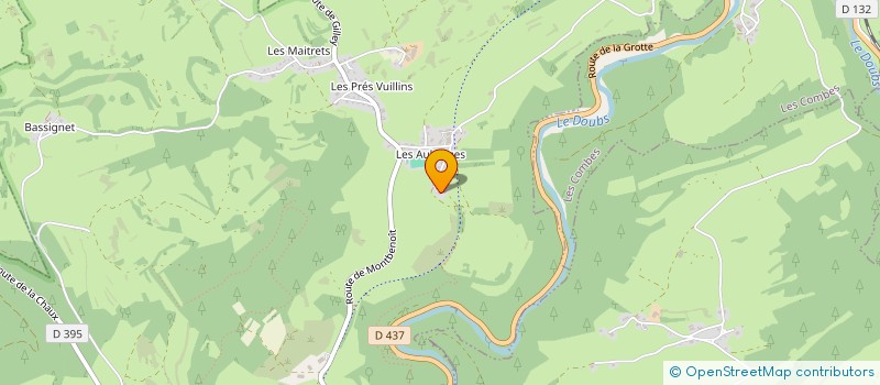 localisation de l'entreprise LES MAITRETS-DELACROIX  LA LONGEVILLE