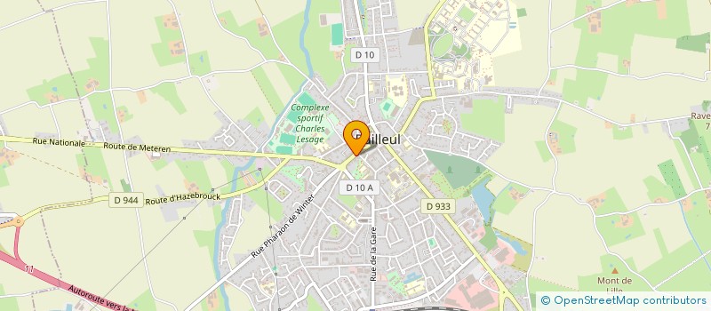 localisation de l'entreprise LES MAITRISES D'OEUVRE DE CHRISTOPHE à BAILLEUL