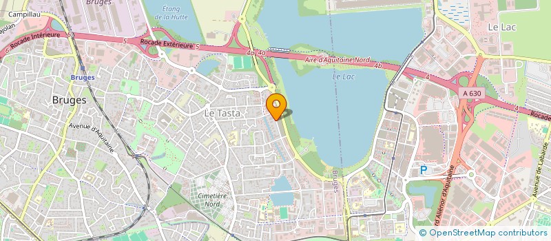 localisation de l'entreprise LES MAJO'ANGES  BRUGES