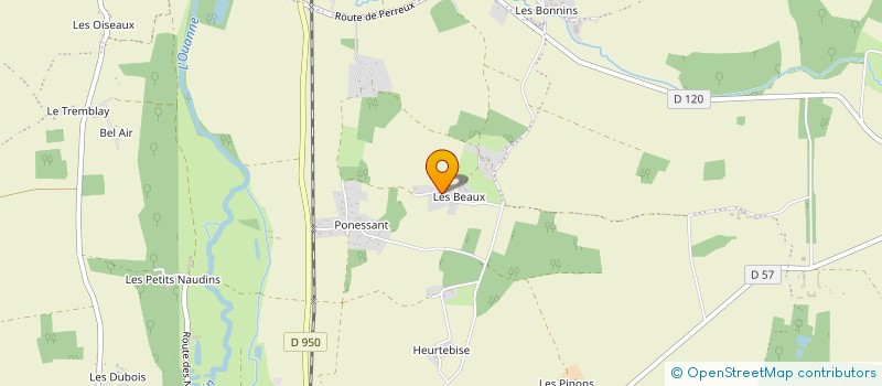 localisation de l'entreprise LES MAJORETTES DE CHAMPIGNELLES à CHARNY OREE DE PUISAYE