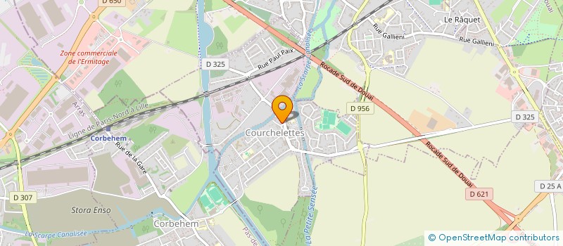 localisation de l'entreprise LES MAJORETTES DE COURCHELETTES  COURCHELETTES