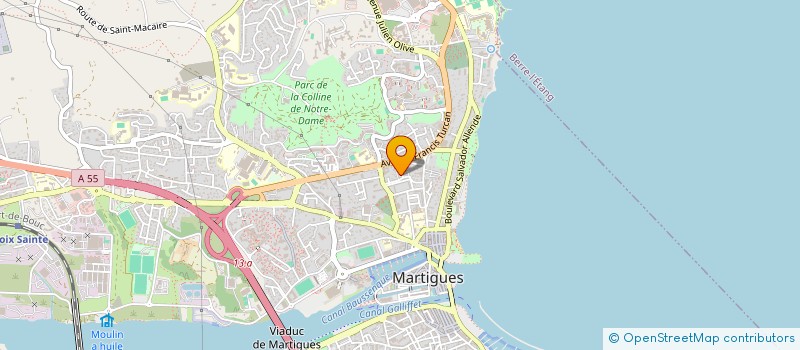 localisation de l'entreprise LES MAJORETTES DE LA VENISE MARTEGALE à MARTIGUES