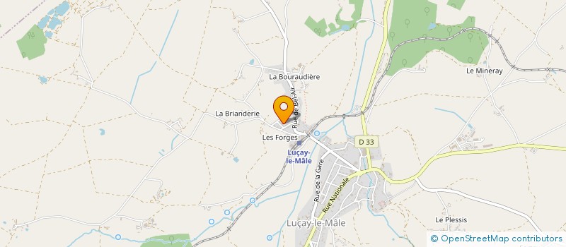 localisation de l'entreprise LES MAJORETTES DE LUCAY LE MALE ET LES MALINETTES 2000 à LUCAY-LE-MALE