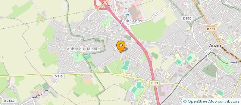 localisation de l'entreprise LES MAJORETTES DE PETITE FORET LES FRANCS FORESIENNES  PETITE-FORET