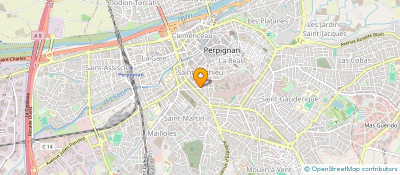 localisation de l'entreprise LES MAJORQUES à PERPIGNAN