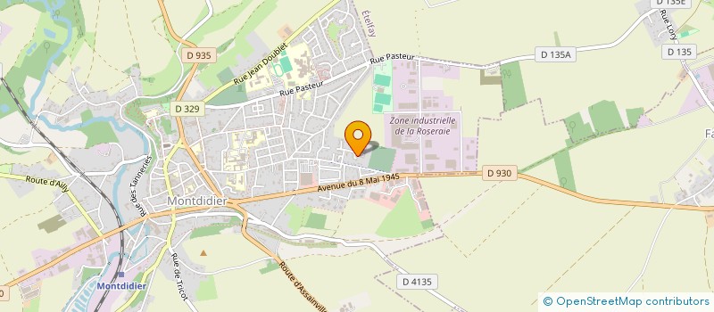 localisation de l'entreprise LES MAJOS DE MONTDIDIER à MONTDIDIER