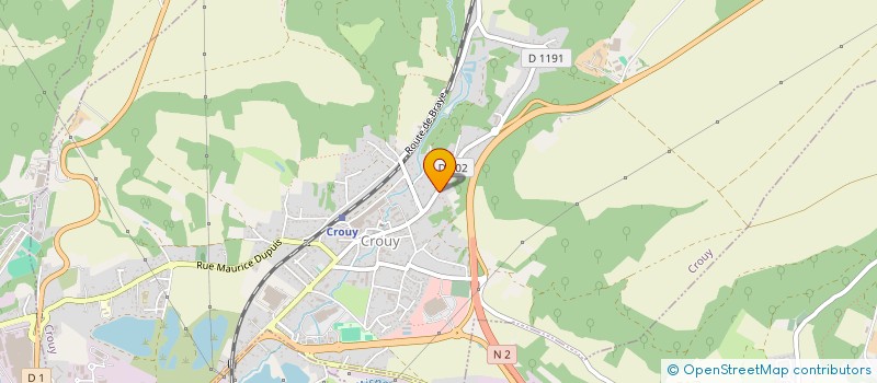 localisation de l'entreprise LES MAKOUMES  CROUY