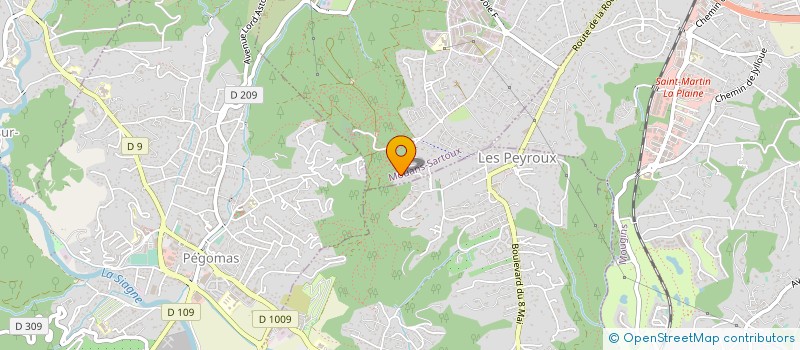 localisation de l'entreprise LES MALDIVES  MOUANS-SARTOUX