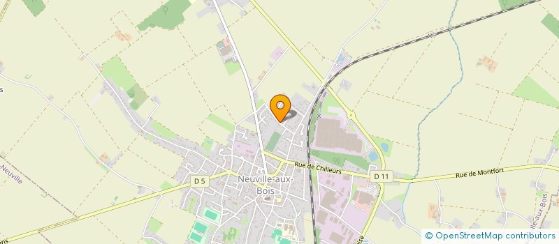 localisation de l'entreprise LES MALECS à NEUVILLE-AUX-BOIS