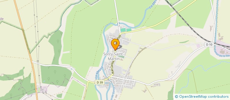 localisation de l'entreprise LES MALINES à SORCY-SAINT-MARTIN