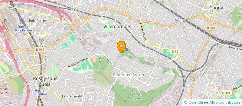 localisation de l'entreprise LES MALLES D'OR  NEUILLY-PLAISANCE