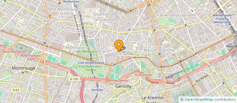 localisation de l'entreprise LES MALOUNES  PARIS