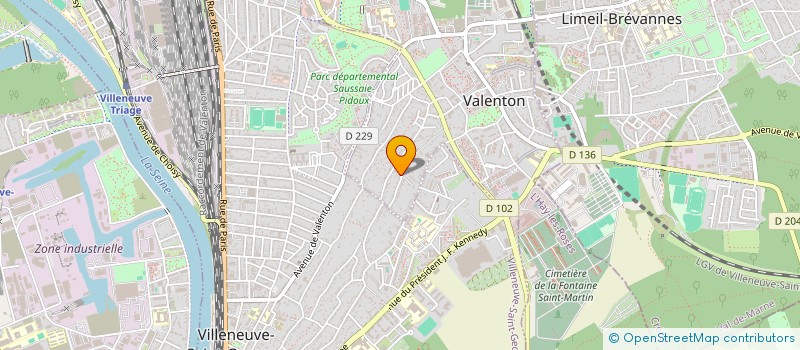 localisation de l'entreprise LES MALVALES  VALENTON