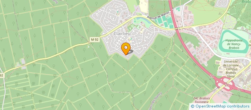 localisation de l'entreprise LES MAM'AILLEUSES  VILLERS-LES-NANCY