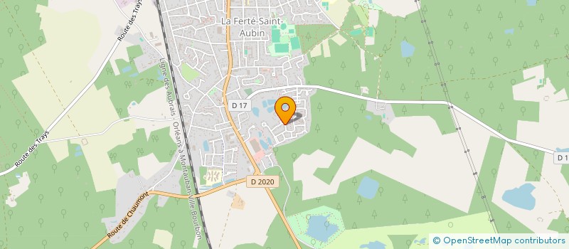 localisation de l'entreprise LES MAM'ZELLES à LA FERTE-SAINT-AUBIN