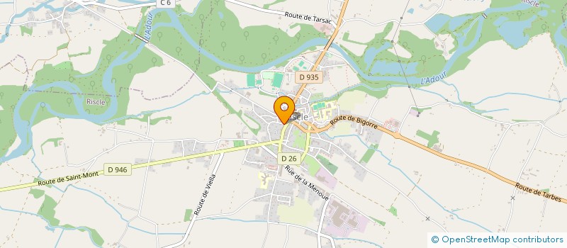 localisation de l'entreprise LES MAM'ZELLES DES CANAILLES  RISCLE