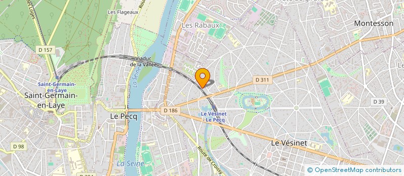 localisation de l'entreprise LES MAMANS ACTIVES  LE VESINET