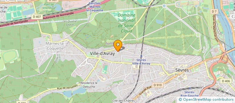 localisation de l'entreprise LES MAMANS BOSS à VILLE-D'AVRAY