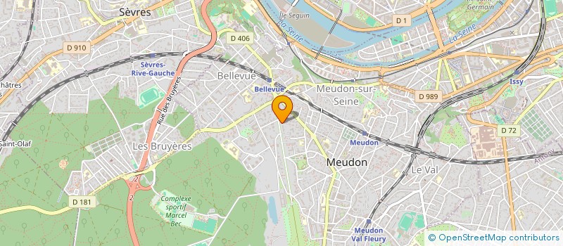 localisation de l'entreprise LES MAMANS DE MEUDON  MEUDON