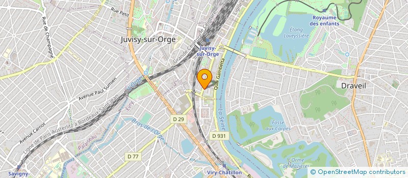 localisation de l'entreprise LES MAMANS NOUS SOMMES 1 à JUVISY-SUR-ORGE