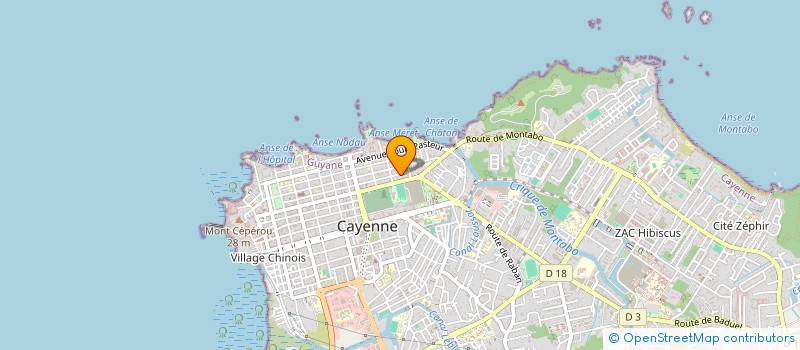 localisation de l'entreprise LES MAMAZONES à CAYENNE