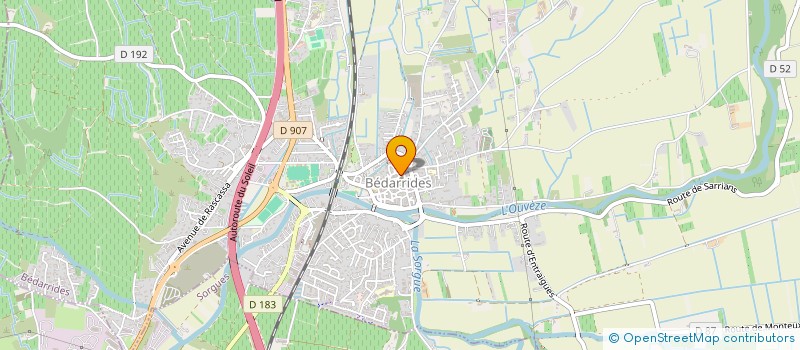 localisation de l'entreprise LES MAMS TONIQUES  BEDARRIDES