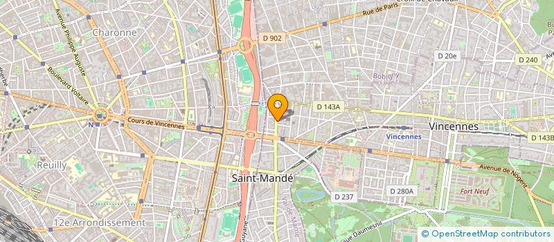 localisation de l'entreprise LES MANAGERS DU TEMPS à SAINT-MANDE