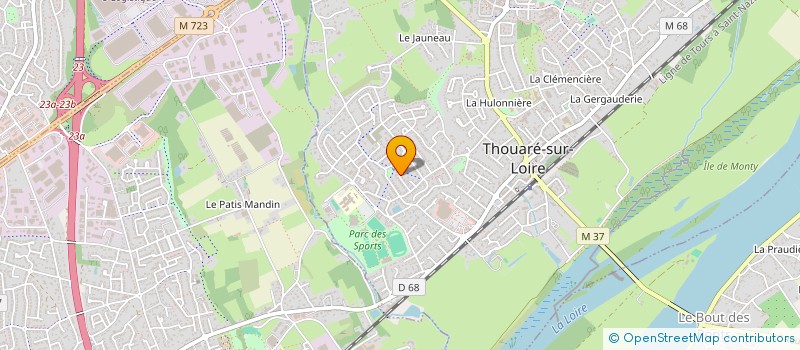 localisation de l'entreprise LES MANALIES  CARQUEFOU