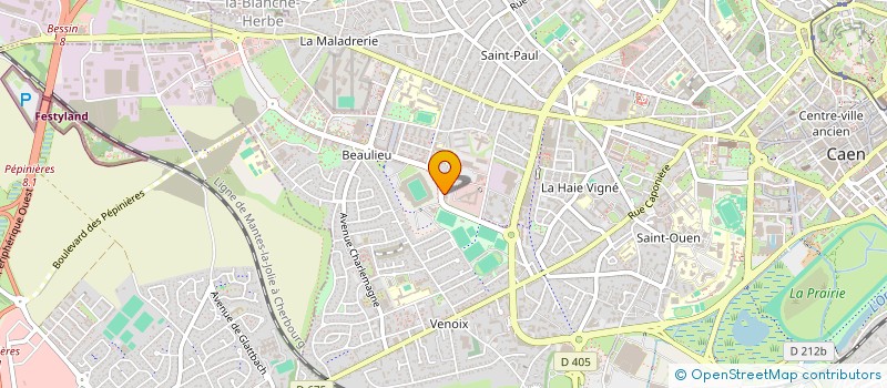 localisation de l'entreprise LES MANCELLIERES à CAEN