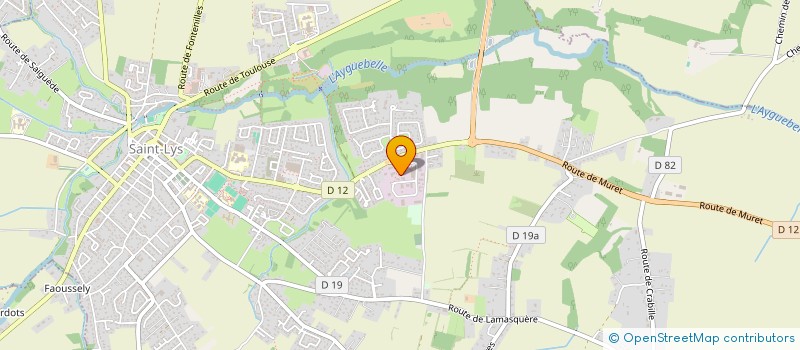 localisation de l'entreprise LES MANDARINES  SAINT-LYS