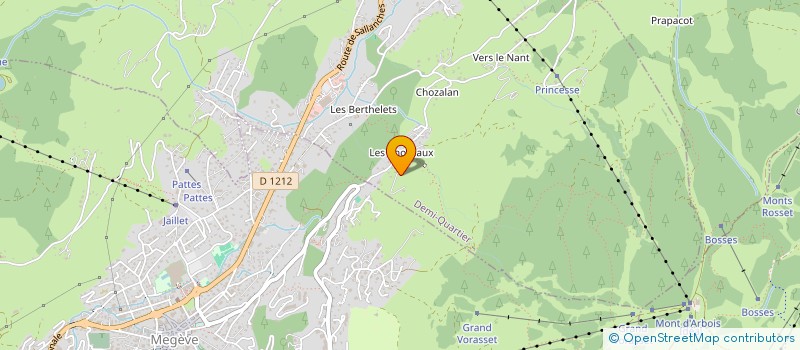 localisation de l'entreprise LES MANDARINES  DEMI-QUARTIER