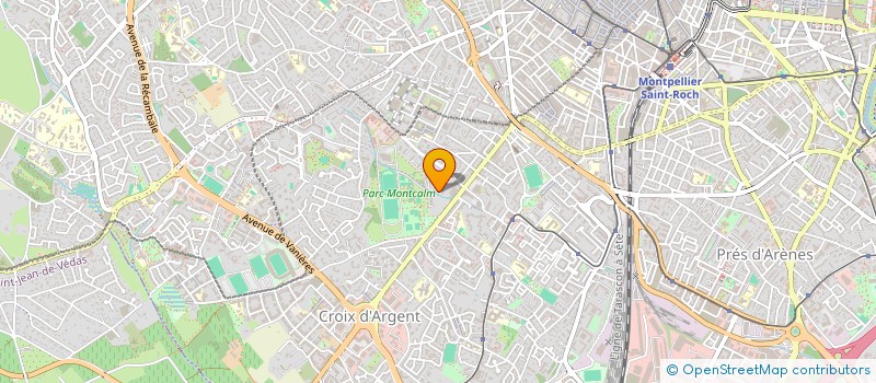 localisation de l'entreprise LES MANDARINIERS à MONTPELLIER