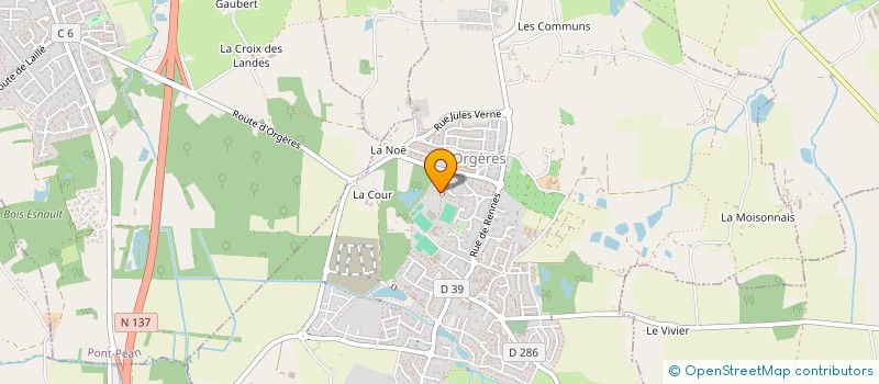 localisation de l'entreprise LES MANDOLINES CHANTENT  ORGERES