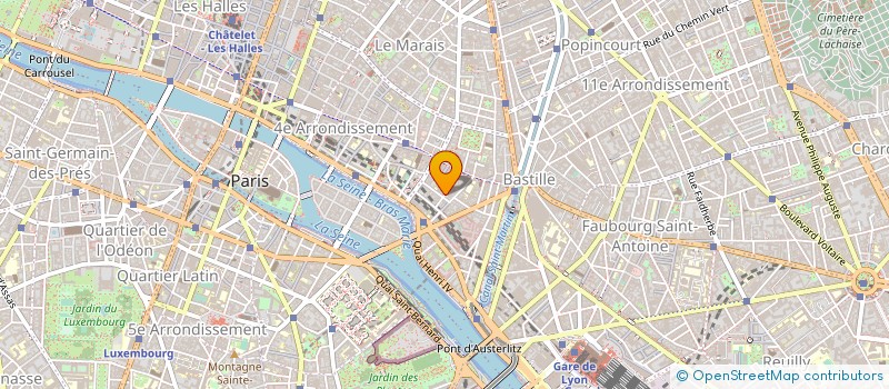 localisation de l'entreprise LES MANGEURS D'ETOILES à PARIS