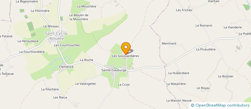 localisation de l'entreprise LES MANGEURS D'ETOILES à SAINT-CYR-LA-ROSIERE