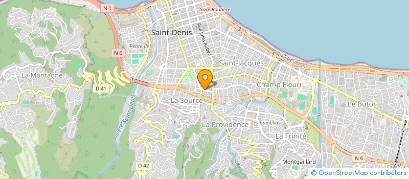 localisation de l'entreprise LES MANGUIERS à SAINT-DENIS