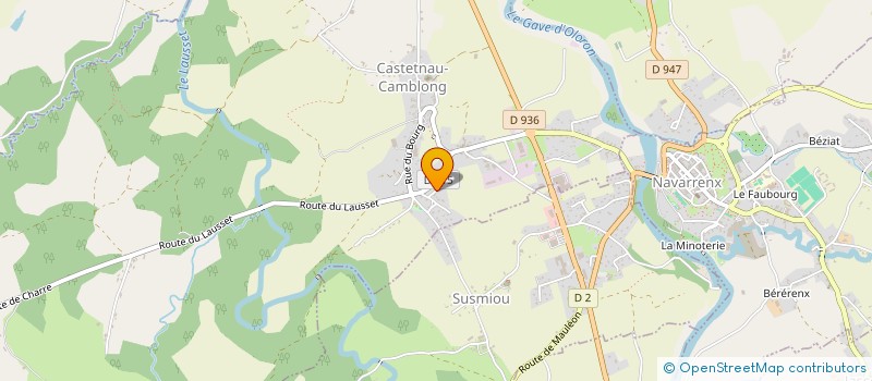 localisation de l'entreprise LES MANGUIERS  CASTETNAU-CAMBLONG