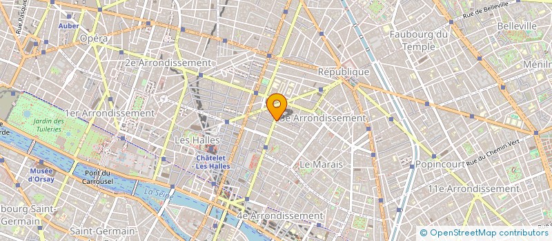 localisation de l'entreprise LES MANGUIERS  PARIS