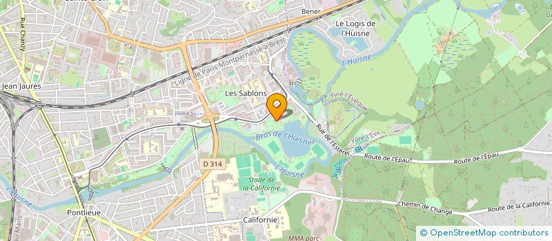 localisation de l'entreprise LES MANS'DAGAZELLES 72 à LE MANS