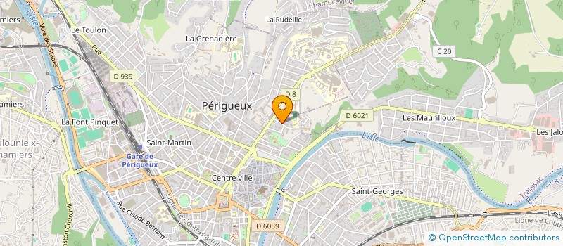 localisation de l'entreprise LES MANSAQUES à PERIGUEUX
