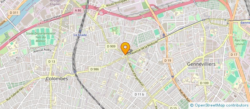 localisation de l'entreprise LES MARAICHERS D'AYMEN à COLOMBES