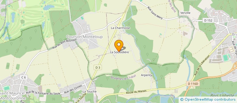 localisation de l'entreprise LES MARAICHERS DU HUREPOIX  FONTENAY-LES-BRIIS